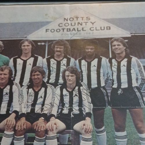 Signed Notts County Football Club Framed Team Photo. — image 3