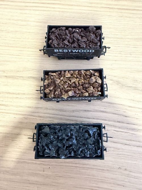 OO Gauge Open Wagon 'Bestwood Iron Works' X3 Loaded with  Coal — image 2