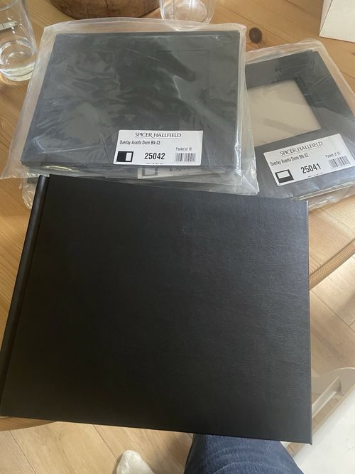 2 x Luxury Wedding Albums, Spicer Hallfield Avanta With Overlays  — image 13