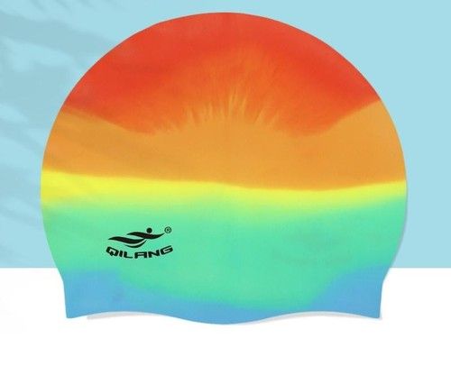 Silicone Swimming Cap Adult Kids Waterproof Swim Hat Men Women Long Hair Protect