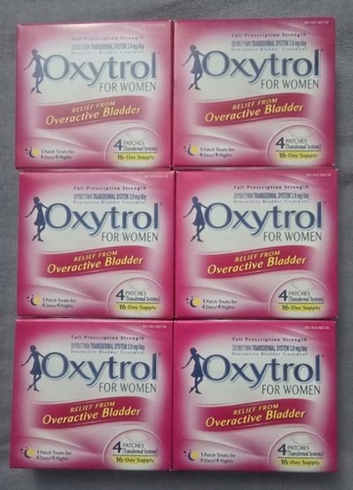 Oxytrol for Women Overactive Bladder Patch. Total 24 Counts (96 Day Supply)
