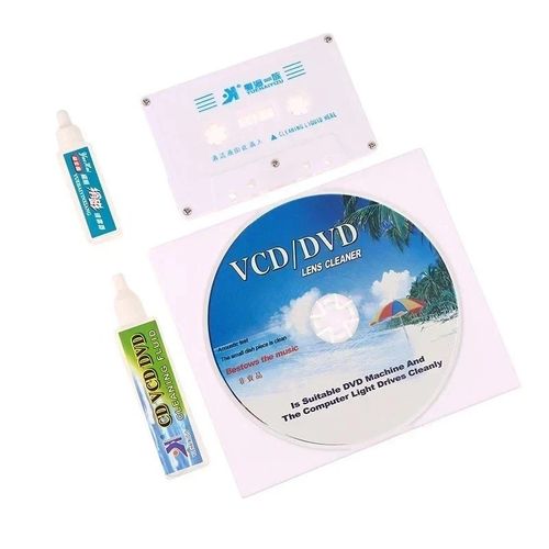 DVD/VCD Head Dirt Cleaner Restore Kit Disc Lens Laser +Cleaning fluid 1 Set — image 6
