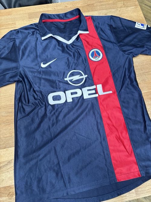 Nike PSG Home Shirt 2001/02 XL Paris Saint-Germain Opel Vintage Football Jersey — image 2