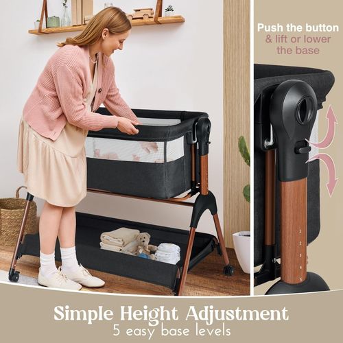 Love For Sleep LullaBee Bedside Crib Baby Co Sleeper Rocking Cot Bassinet — image 6