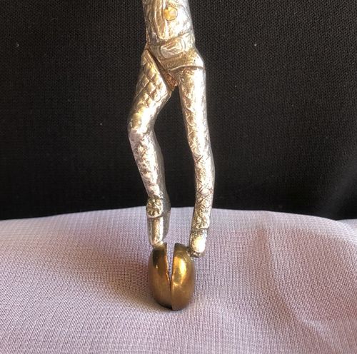 Vintage Silver Metal Monkey Harlequin Sugar Nips Tongs — image 16