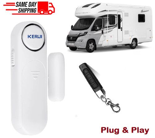 RV-Camper-VAN-Motorhome-Caravan Wireless Remote Alarm Security Entry Door Sensor