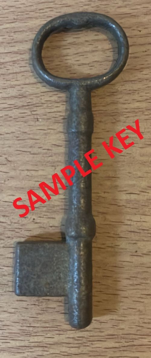 Vintage Rusty Blanks Rim Key (Various) Old Key - Genuine Key - Antique - Iron — image 2