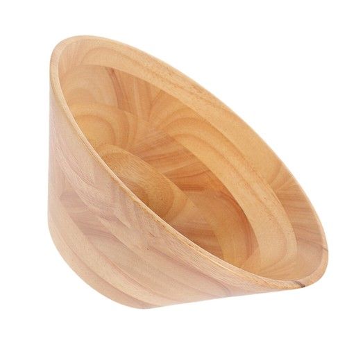 Large Capacity Bowl Wooden Fruit Bowl Rustic Wood Mixing Bowl Vegetable Fruits