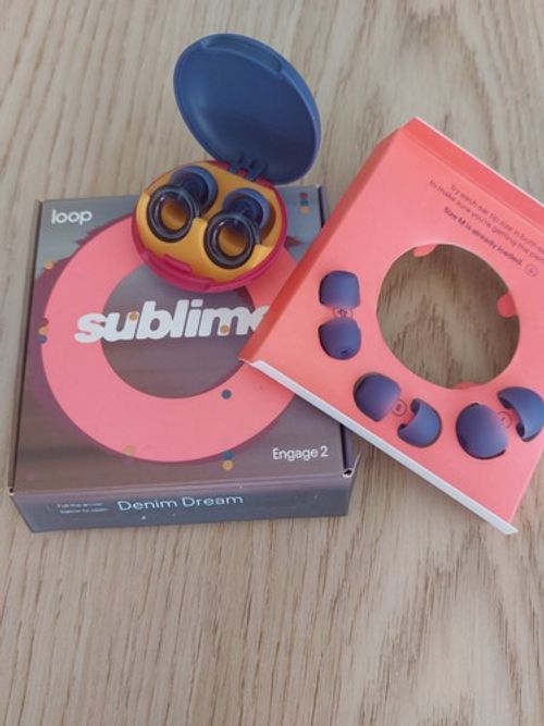 Loop Earplugs Sublime Engage Denim Dream Brand New Purple Navy Official Genuine