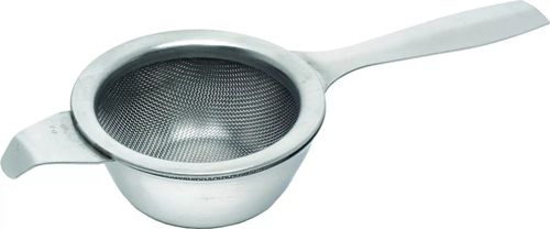 Tea Strainer Fine Mesh Stainless Steel Loose Leaf Tea Infuser Sieve with Cup — image 1
