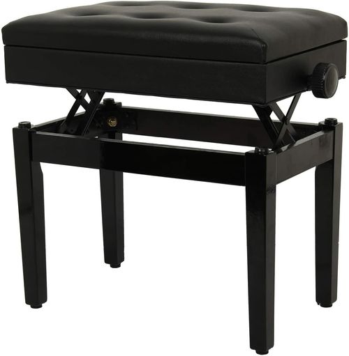Piano stool height adjustable piano wooden stool keyboard stool cushion seat — image 5