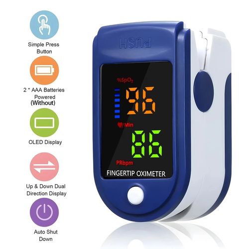 N H S Supplied Pulse Oximeter Blood Oxygen Heart Rate Monitor SpO2 Fingertip — image 1