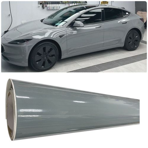 Vehicle Vinyl Wrap Super gloss NARDO GREY Sticker Film Air Free Car wrapping UK