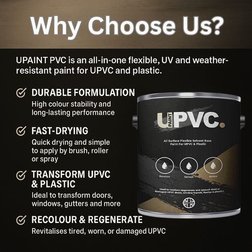 UPVC Paint Gloss Anthracite Grey 2.5L - Window - Door - Plastic - Guttering — image 5