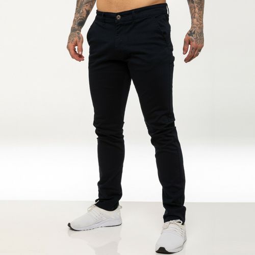 Enzo Mens Chino Trousers Slim Fit Stretch Cotton Jeans Pants All Waist Sizes — image 3