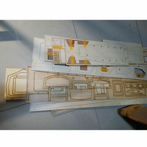 DIY Assembly Model Sea Axe 3307 900mm Rc Model Wooden Model Ship Kit — image 6