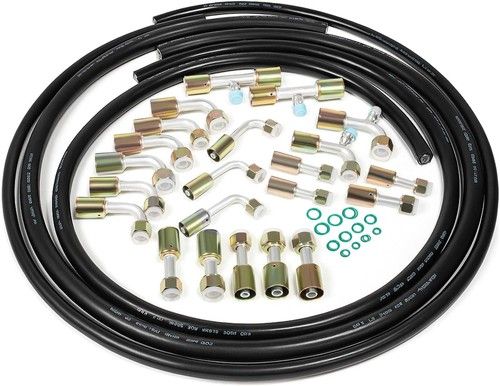 Air Conditioning Hose and Fitting Kit 6.5ft #6#8#10 AC Hoses for A/C AC.121.001