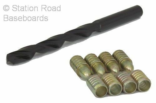 4 x Model Railway Train Baseboard Dowels & Drill Alignment Joiner Cabinet Maker — image 1