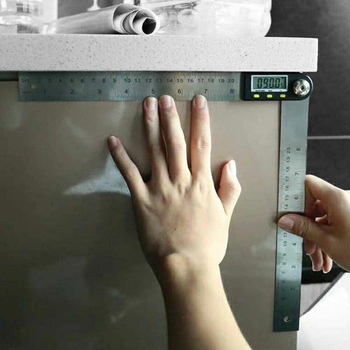 360 Degree Digital LCD Angle Finder Stainless Steel Ruler Measure Gauge Tool UK — image 7