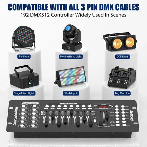 DMX512 192 Channel Operator Console Deck Controller For Stage DJ Disco Lighting — image 2