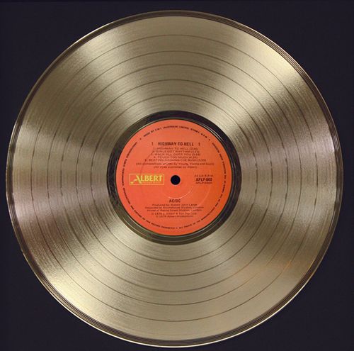 AC/DC "Highway To Hell" Framed Cherry Wood LP Record Display M4 — image 2