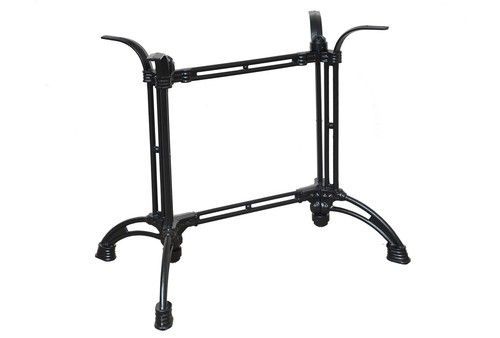 twin pedestal cast iron dining table base restaurant cafe pub - FREE DELIVERY