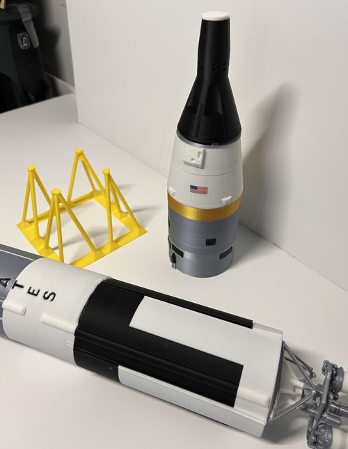 Titan II Rocket Model Kit – Gemini NASA Space Rocket – 1/40 scale Display Model — image 12