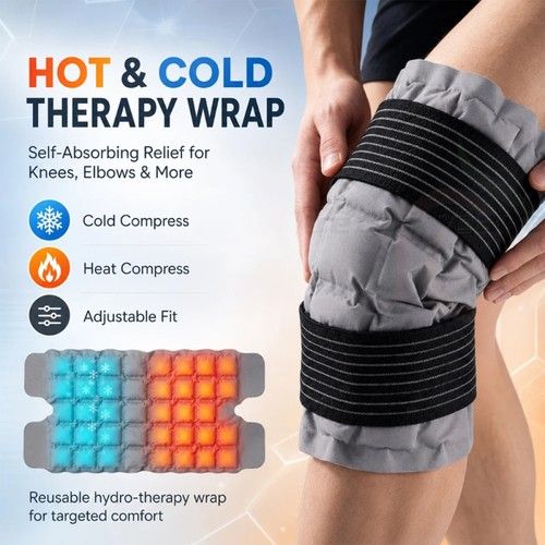 Ice Pack for Knee Replacement Surgery, Reusable Hot Cold Pack Knee Ice Pack Wrap