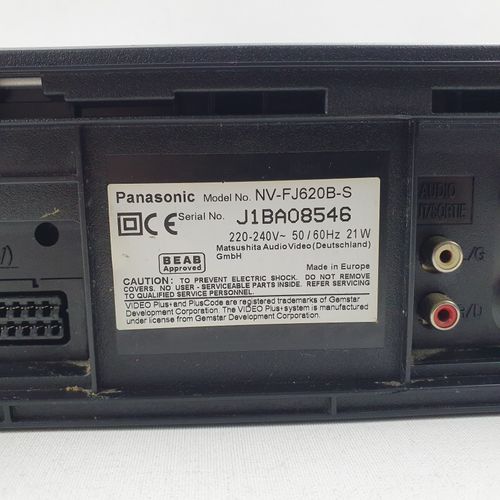 Panasonic NV-FJ620B VHS VCR Video Cassette Player Tape Recorder Nicam No Remote — image 11