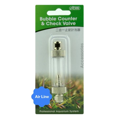 Finest-Filters 2-in-1 Metal Bubble Counter & Check Valve -CO2 / Air Pipe Options