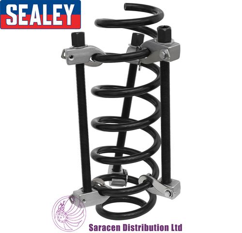 SEALEY 3 PIECE COIL SPRING COMPRESSOR SET, WITH SAFETY HOOKS - AK384 — image 1