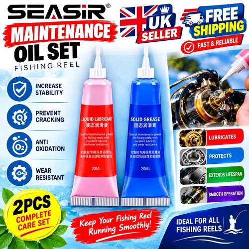 Fishing Reel Grease and Oil Kit, Tool Set, Bearing Grease... — image 1