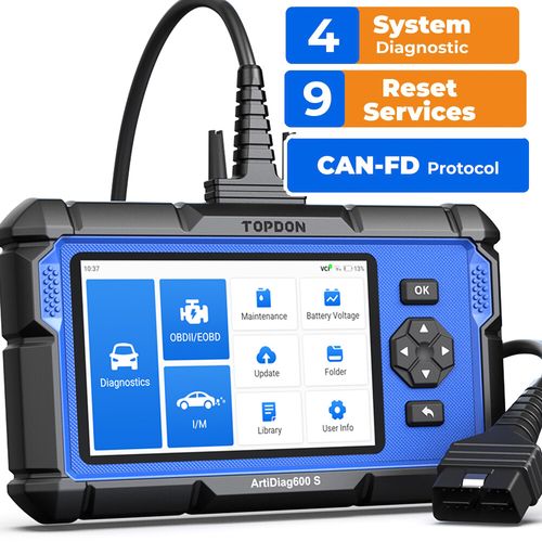 🔥2026 TOPDON AD600S OBD2 Scanner Engine ABS SRS SAS AT TPMS EPB Diagnostic Tool — image 1