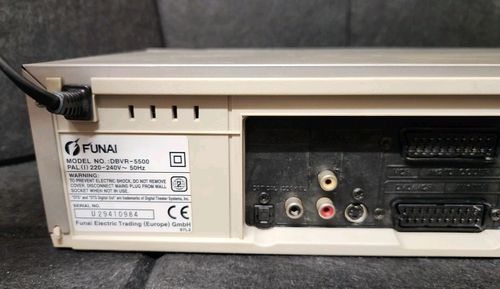 Funai DBVR-5500 VHS/DVD Recorder Combo Player Main Unit TESTED  — image 9