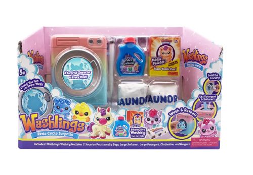 Washlings Rinse Cycle Surprise Interactive Washing Machine Playset, Ages 5+ — image 1
