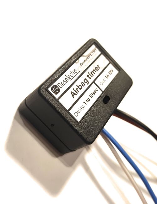 Car SRS abs light timer switch time relay 1-10 sec kit delay off 12V 1A 12W — image 2