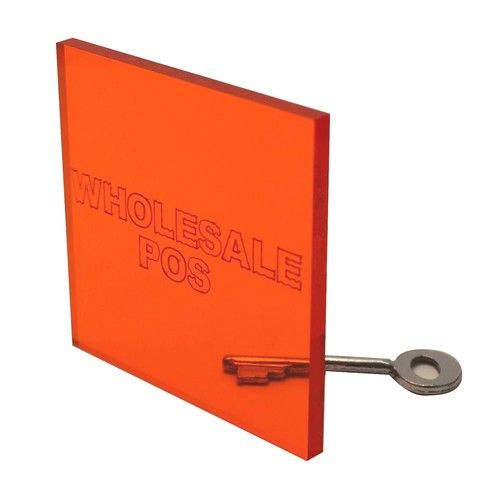 Amber 300 Tinted Acrylic Perspex® Plastic Coloured Sheets 5mm Thickness