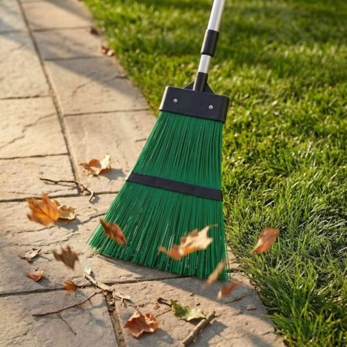 Long-Handled Garden Broom Versatile for Walkway — image 4
