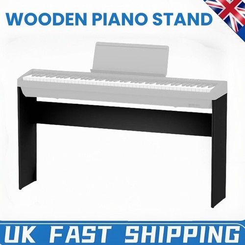Wooden 88-Key Piano Stand for Yamaha P-125/P-128 Adjustable Solid Keyboard Stand