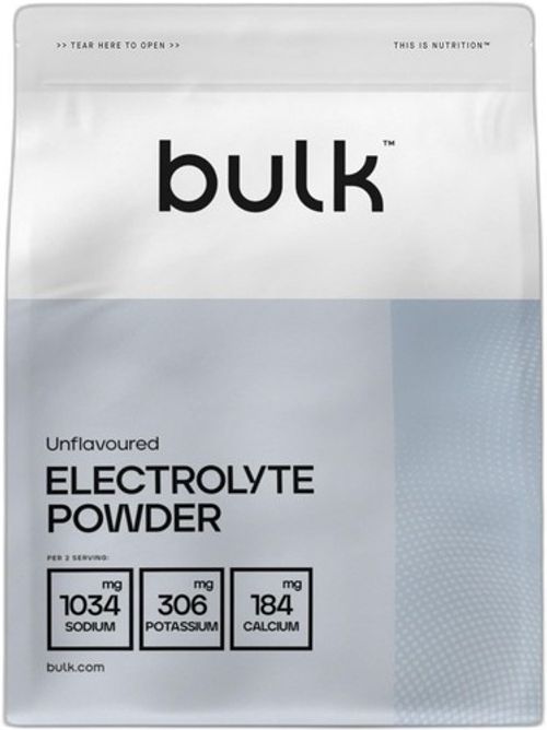 Electrolyte Powder Unflavoured 100g 50 Servings Zero Sugar Drink Mix