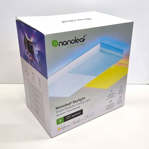 Nanoleaf Skylight Smart Modular LED Ceiling Panel Kit White App/Voice Control — image 1