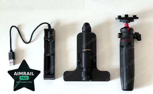 AimRail Pro Adjustable Golf Laser Alignment Trainer Putting Range Practice Aid — image 2
