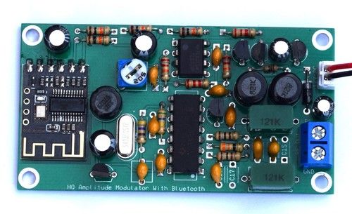 LW 200 KHz AM Radio Transmitter/Modulator With Bluetooth For Vintage Receivers