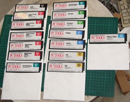 15 5.25in 1.2Mb 360K disks of software for the IBM PC XT AT vintage computer