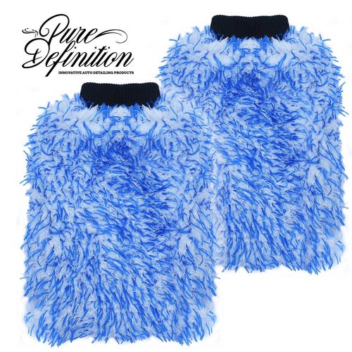 Microfibre Wash Mitt X 2 Luxury Car Washing Detailing Cleaning Pure Definition — image 2
