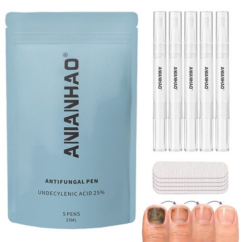5Pcs Toenail Fungus Treatment Pens Extra Strength with 25% Undecylenic Acid