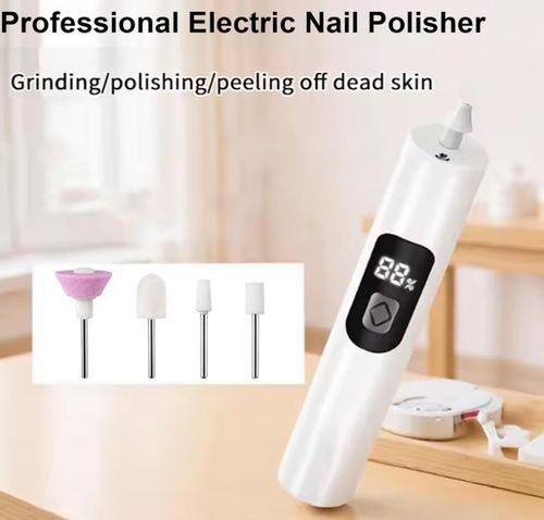 Professional Electric Nail Polisher,Rechargeable Manicure Pedicure LED Display — image 3