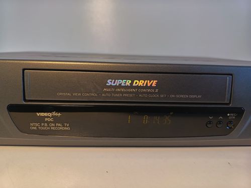Panasonic NV-SD230B Super Drive VHS Recorder Player With Remote, Fully Working  — image 2