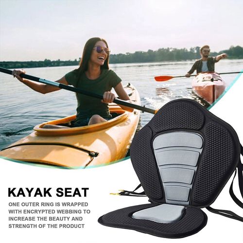 Kayak Seat Paddle Cushion Board Back Rest Rest Back Support Cushion Safety Black — image 10
