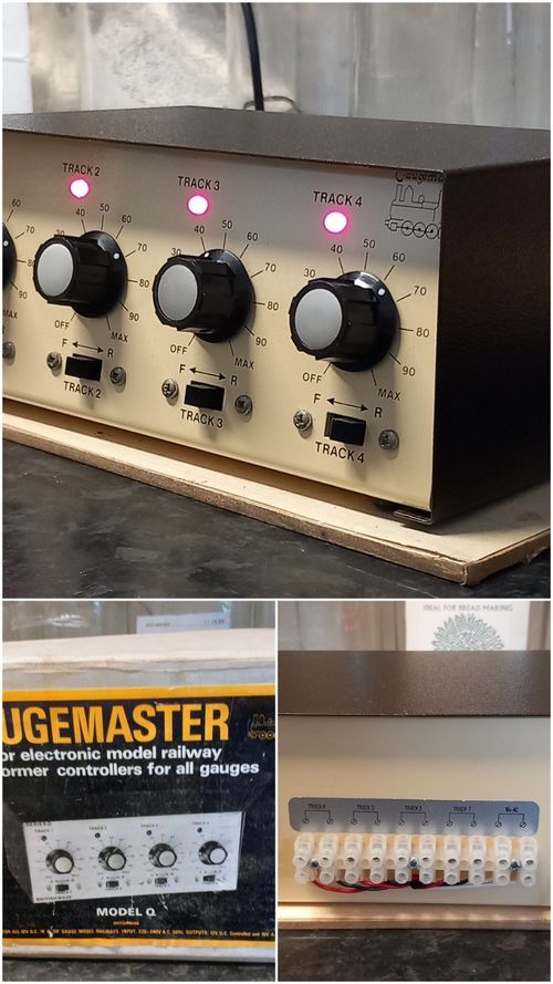 Gaugemaster Q Four Tracks Boxed Controller Transformer VGC Guaranteed See Video — image 1